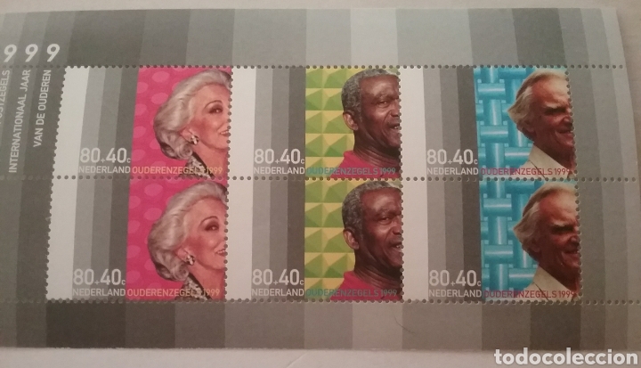Selos: HB Holanda (P. Bajos) nuevo/1999/caridad/ayuda/gente/razas/retratos