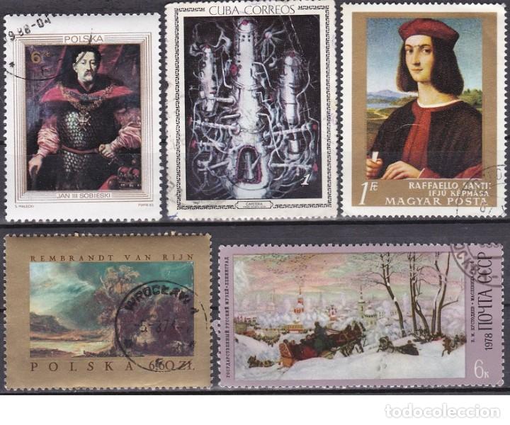 Briefmarken: LOTE DE SELLOS - ARTE - PINTURA - PINTORES - CUADROS (AHORRA EN PORTES, COMPRA MAS)