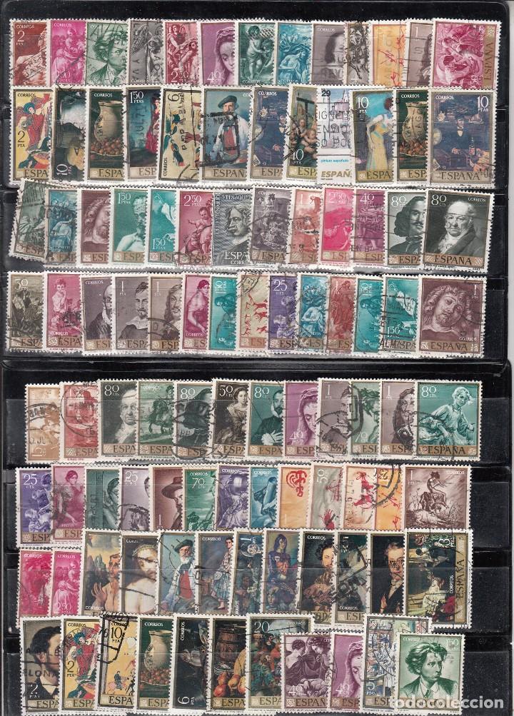 Selos: LOTE DE 100 SELLOS DE PINTURA