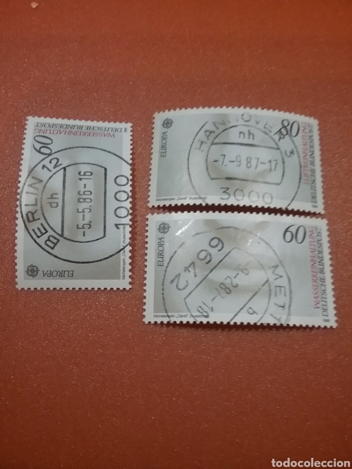 Stamps: Alemania R Federal mtdo/1986/europa/CEPT/arte/detalle/rariz/boca/David/Miguel/Angel/escultura