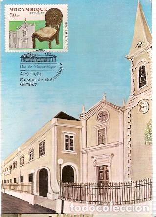 Sellos: Mozambique & Intero, Palacio de S&atilde;o Paulo, Museos de Mozambique, Isla de Mozambique, 1984 (66888)