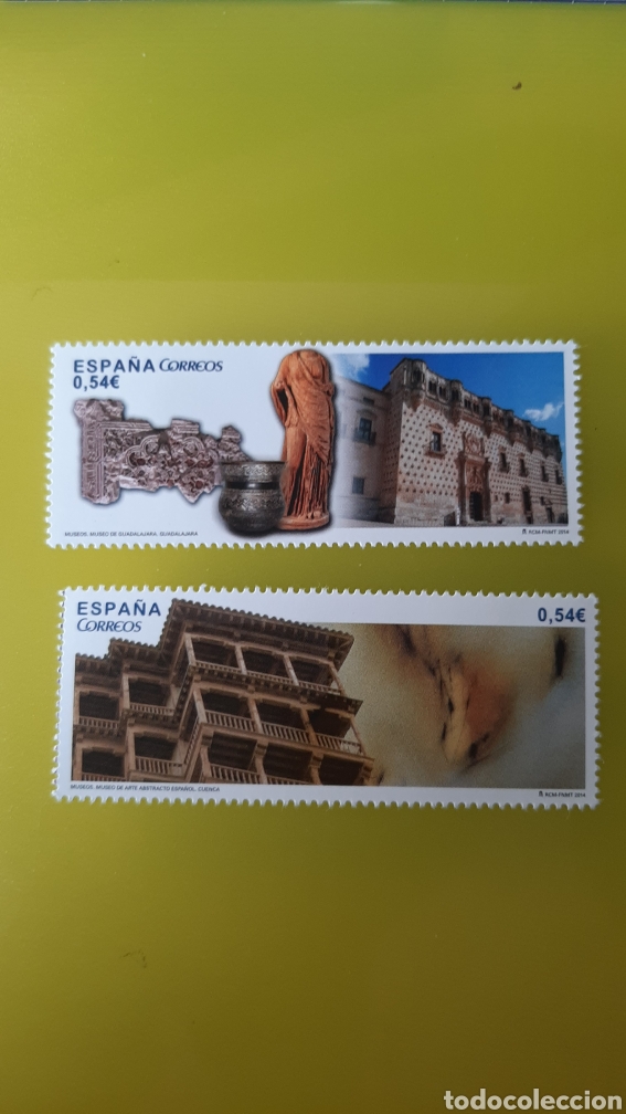 Selos: ARTE ARQUEOLOG&Iacute;A HISTORIA CUENCA GUADALAJARA MUSEOS ESPA&Ntilde;A 2014 EDIFIL 4873/4