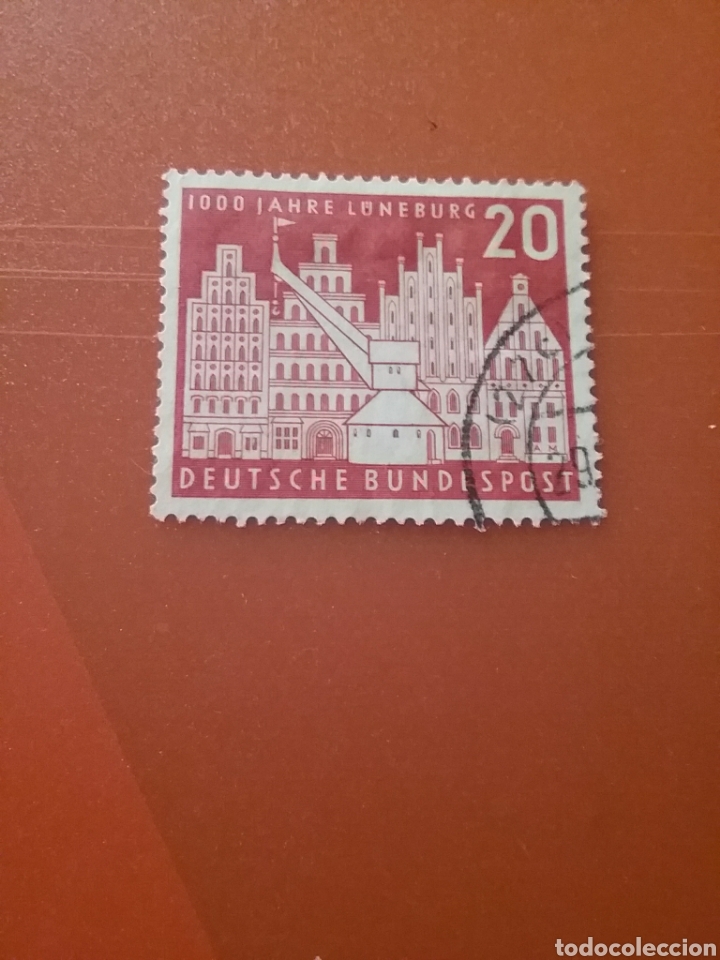 Sellos: Sellos Alemania R. Federal mtdos/1956/milenario/ciudad/Luneburg/arte/arquitectura/edificios/histori