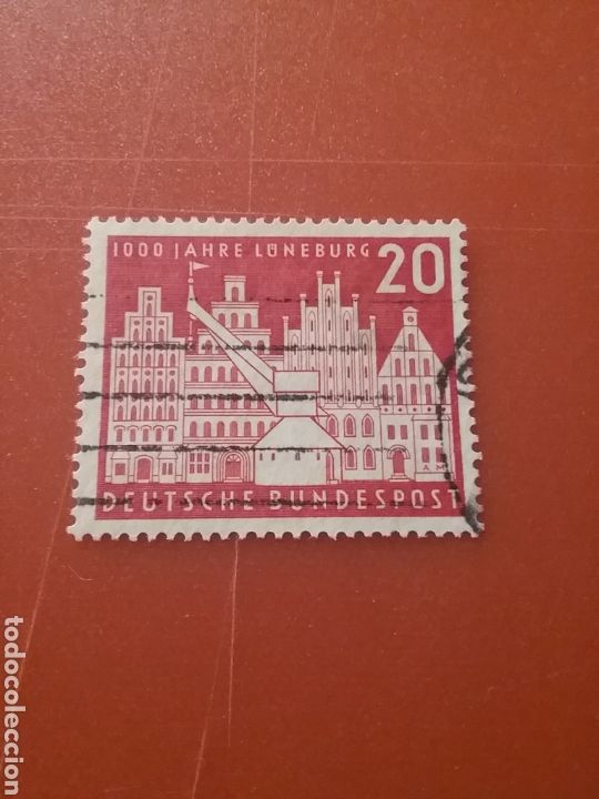 Sellos: Sellos Alemania R. Federal mtdos/1956/milenario/ciudad/Luneburg/arte/arquitectura/edificios/histori