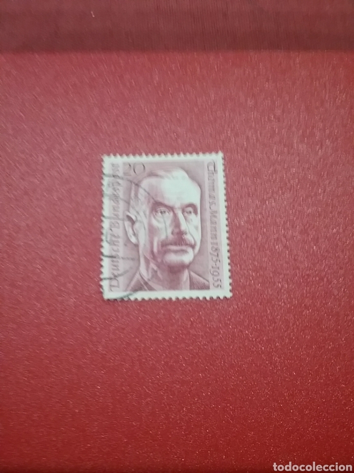 Sellos: Sellos Alemania, R. Federal mtdos/1956/aniv/muerte/premio/nobel/escritor/arte/famosos/T.Mann/