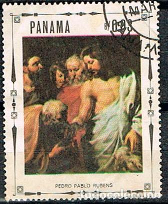 Sellos: PANAMA N&ordm; 1106, RUBENS, USADO - Foto 1