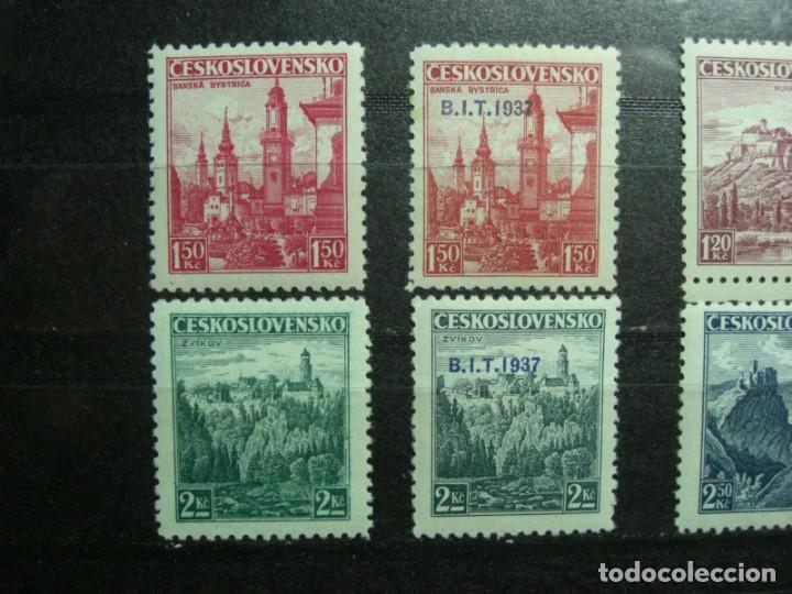 Sellos: SELLOS . CESKOSLOVENSKO - CHECOSLOVAKIA. CASTILLOS. - Foto 3