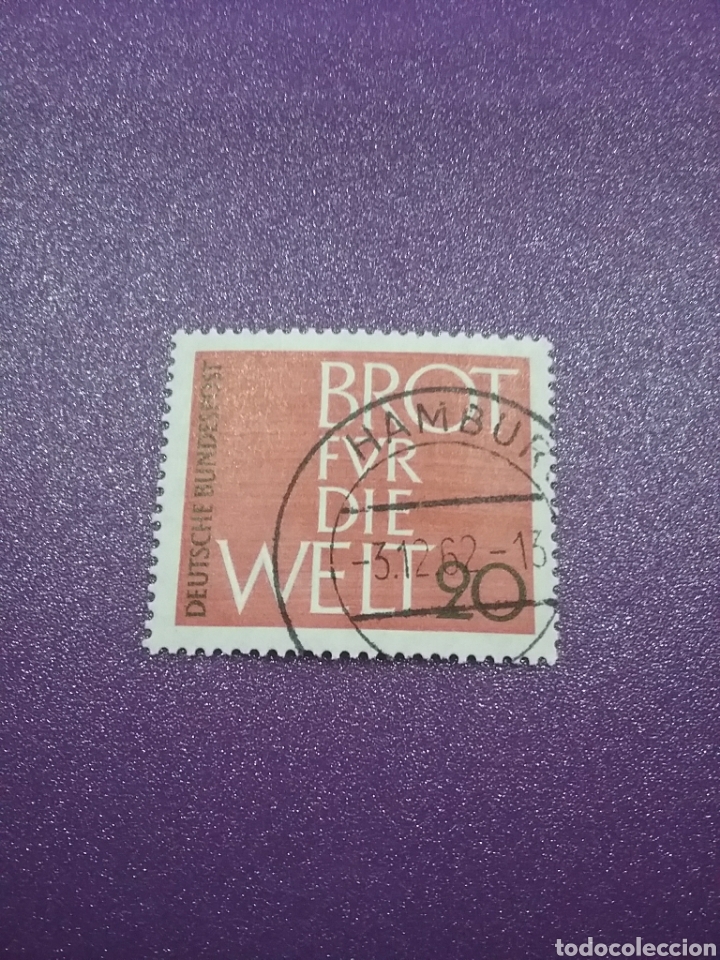 Sellos: Sellos Alemania, R. Federal nuevo/1962/Pan para el mundo/emblema/simbolo/logo