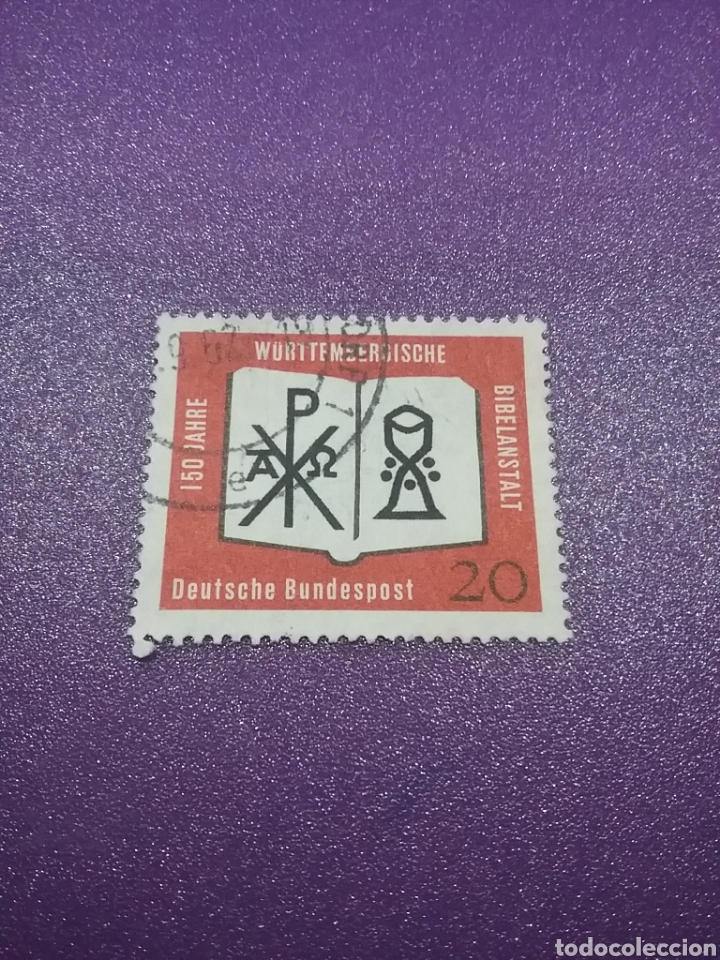 Sellos: Sellos Alemania, R. Federal nuevo/1962/CL a&ntilde;os del instituto Wurtemberg/simbolos/emblema/