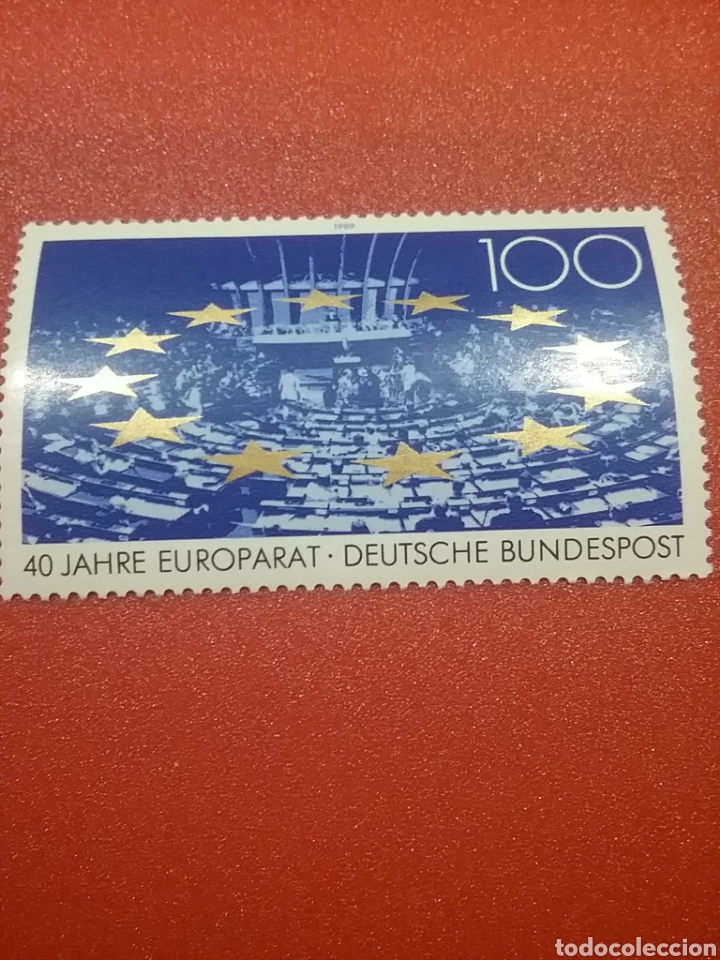 Briefmarken: Sellos Alemania R Federal nuevo/1989/XLaniv/consejo/europa/parlamentos/sede/arquitectura/arte/histor