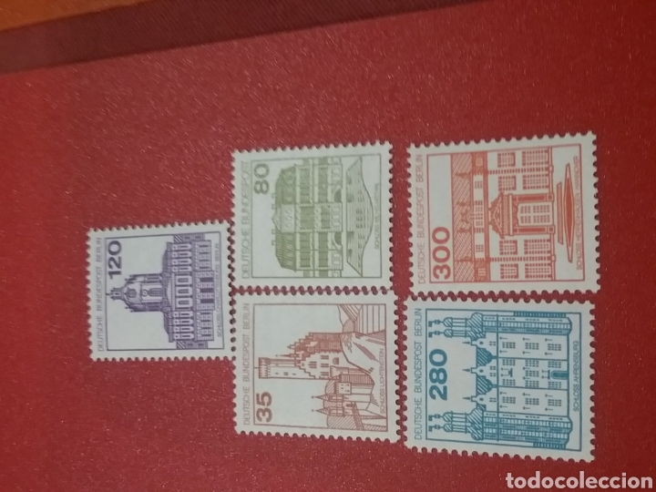 Briefmarken: Sello Alemania R. Federal nuevos/1982/serie/basica/castillos/palacios/arte/arquitectura/edificios