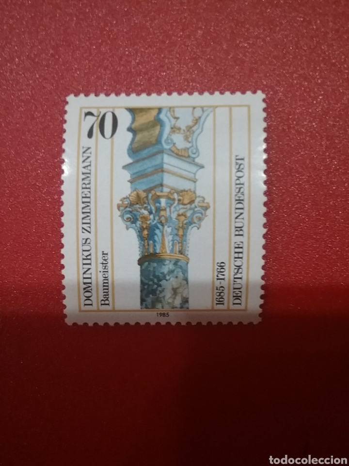 Briefmarken: Sello Alemania R. Federal nuevos/1985/3cent/nacimiento/arquitectura/Dominicus/columna/pilon/capitel/