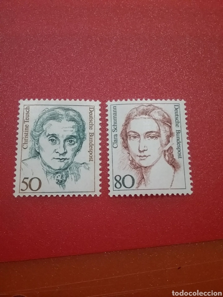 Briefmarken: Sello Alemania R. Federal nuevos/1986/mujeres/famosas/politica/musica/personajes/retrato/Teuch/Clara