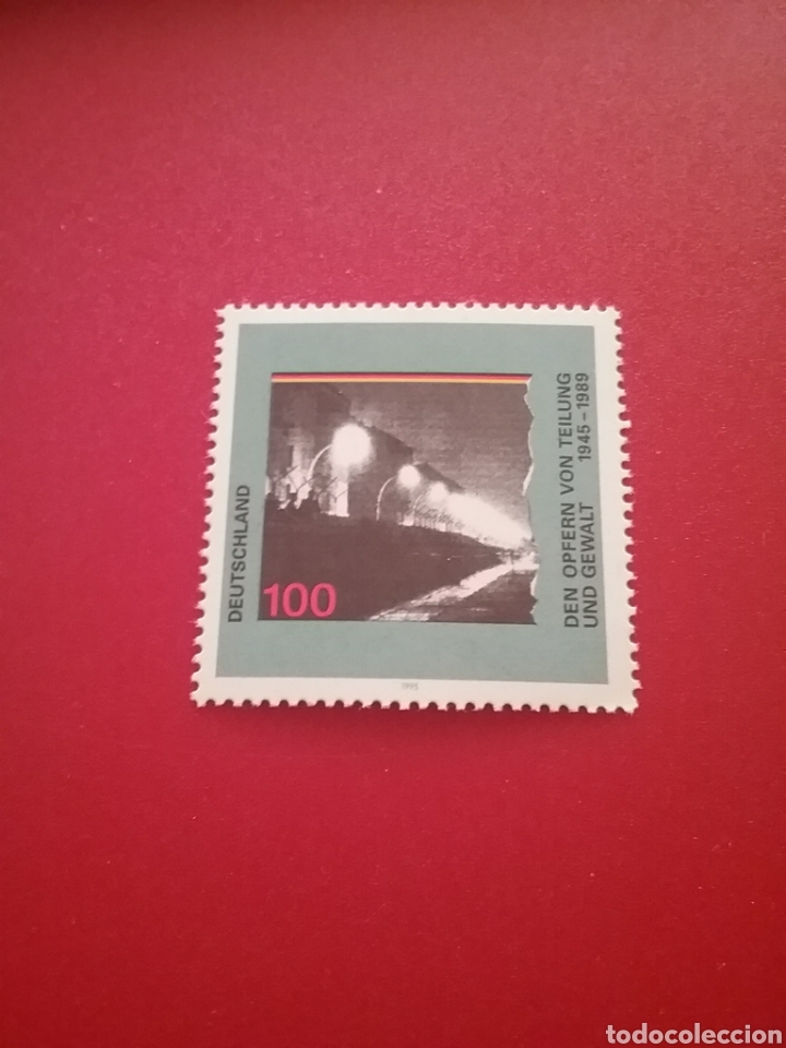 Briefmarken: Sello Alemania R. Federal mtdos/1995/Muro/Berlin/vistimas/separacion/violencia/farolas/arquitectura/