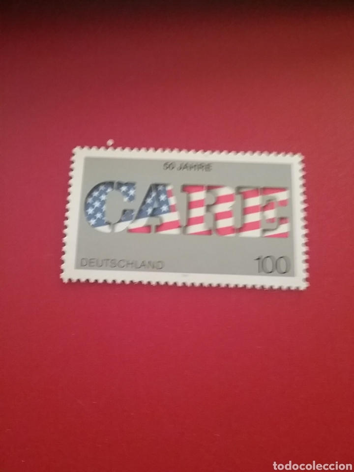 Briefmarken: Sello Alemania R. Federal mtdos/1995/Laniv/organizacion/benefica/CARE/simbolo/emblema/bandera/