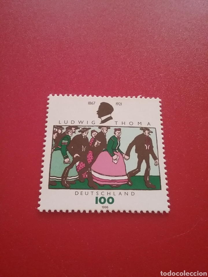 Selos: Sello Alemania R. Federal nuevo/1996/Laniv/muerte/Ludwin/escritor/arte/satira/gente/trajes/obra/teat