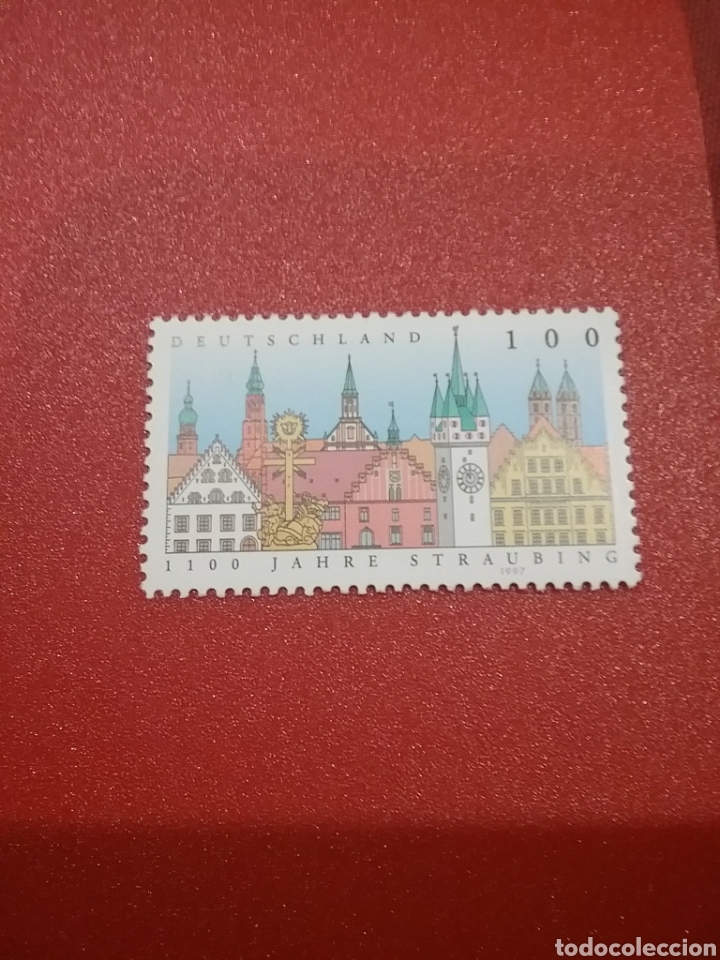 Selos: Sello Alemania R. Federal nuevo/1997/1100Aniv/ciudad/Straubing/arte/arquitectura/edificios/catedral/