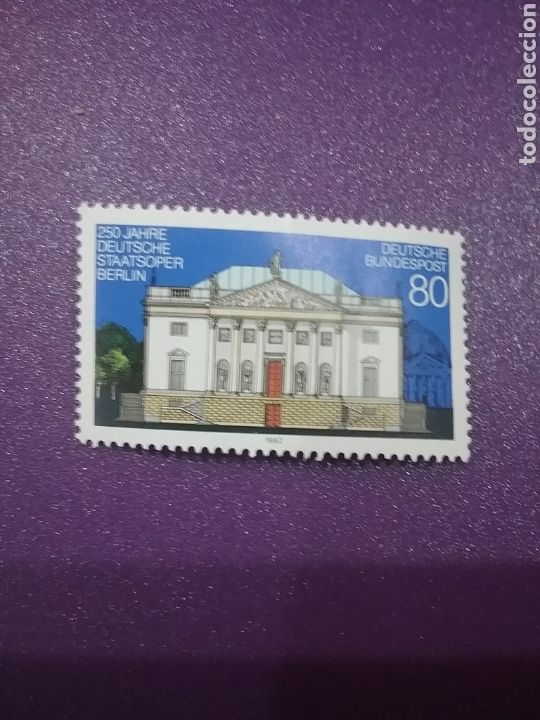 Selos: Sello Alemania R Federal nuevos/1992/CCLaniv/opera/Berlin/arte/arquitectura/edificio/gubernamental/