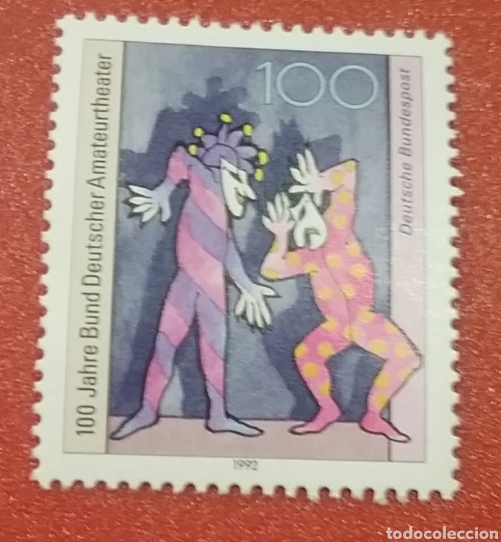 Selos: Sello Alemania R Federal nuevos/1992/centenario/union/teatros/gui&ntilde;ol/titeres/cuentos/arte/infancia/