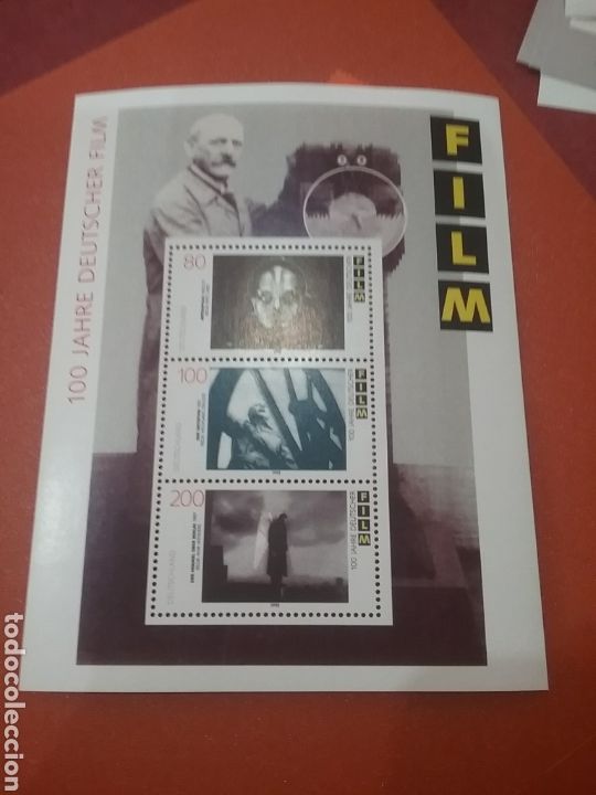 Briefmarken: HB Alemania R. Federal nuevo/1995/cent/cine/espa&ntilde;ol/matropolis/arte/subdito/cielo/sobre/Berlin/film