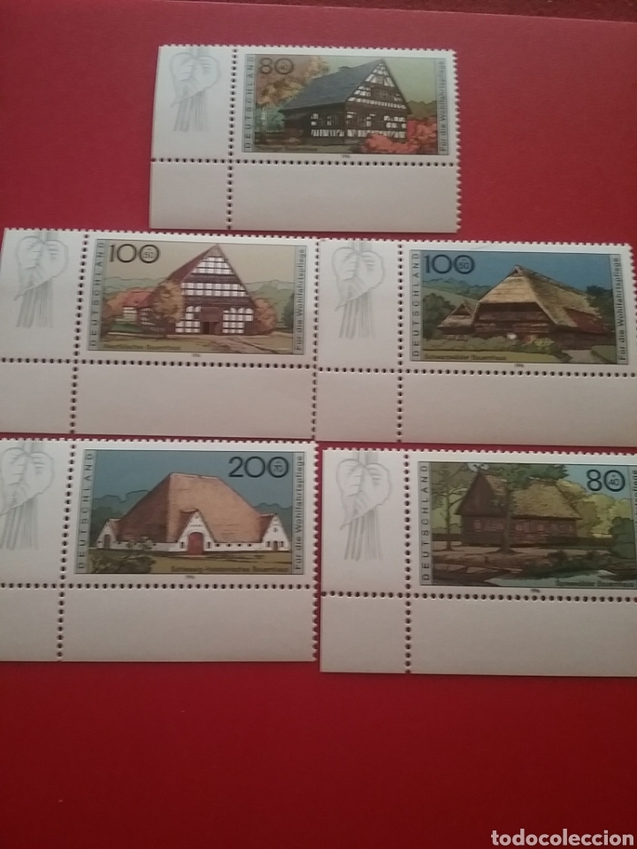 Briefmarken: Sello Alemania R. Federal nueva/1996/arquitectura/rural/casas/aldea/paisajes/naturaleza/bosque/arbol