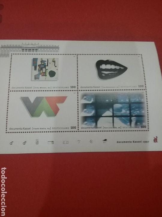 Briefmarken: HB Alemania R. Federal nueva/1997/exp/arte/moderno/boca/composicion/cuadro/pintura/sede/arquitectura
