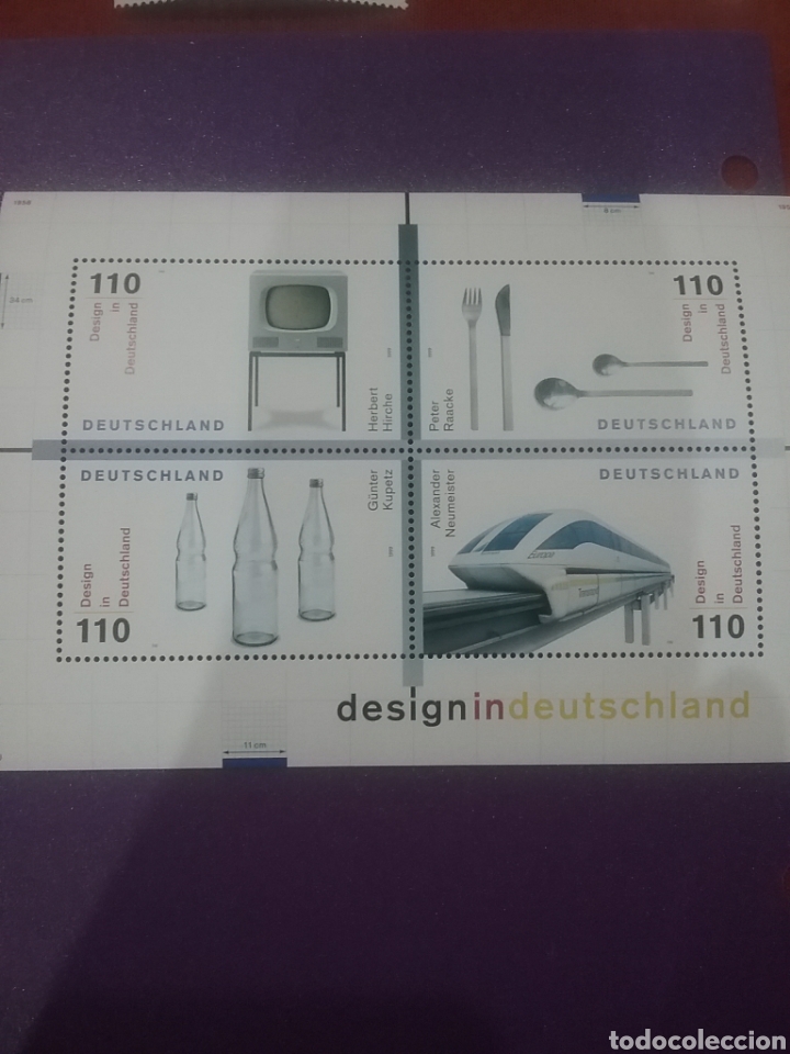 Briefmarken: HB Alemania R. Federal nuevos/1994/television/cuchara/trenes/locomotora/botellas/tenedor/ferrocarril