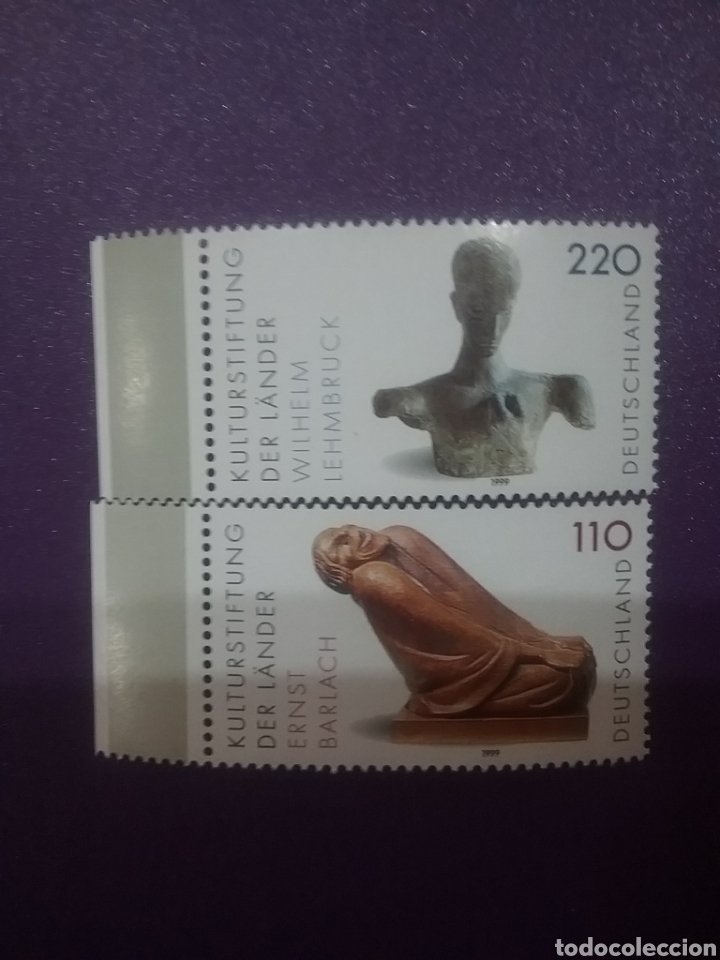 Briefmarken: Sello Alemania R. Federal nuevos/1994/patrominio/cultural/esculturas/arte/artistas/anciana/pensador