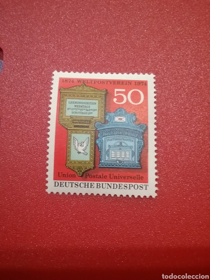Selos: Sello Alemania R. Federal nuevos/1974/centenario/U.P.U/buzon/suizo/aleman/correos/union/postal/