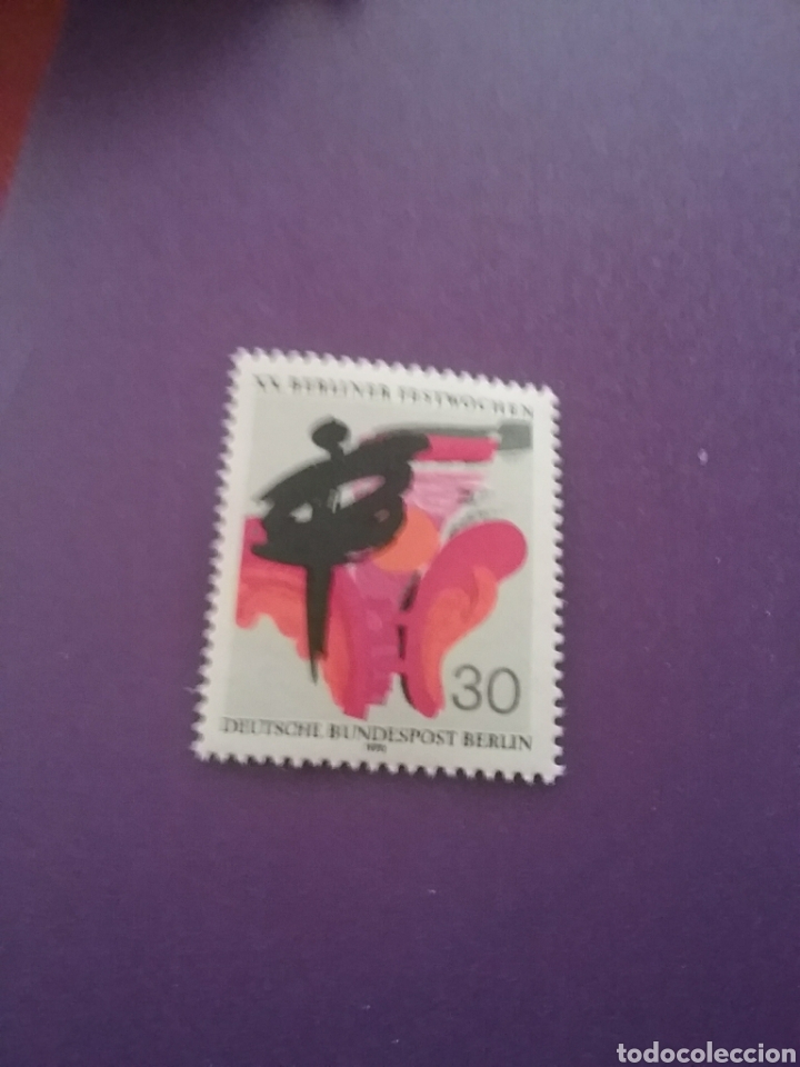 Stamps: Sello Alemania, Berlin nuevos/1970/festival/artistico/arte/artistas/musica/danza/teatro/pintura/colo