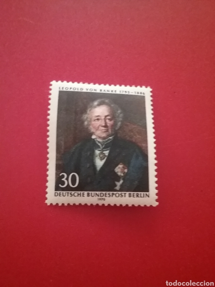 Timbres: Sello Alemania, Berlin nuevos/1970/175aniv/nacimiento/historiador/famoso/L.Ranke/retrato
