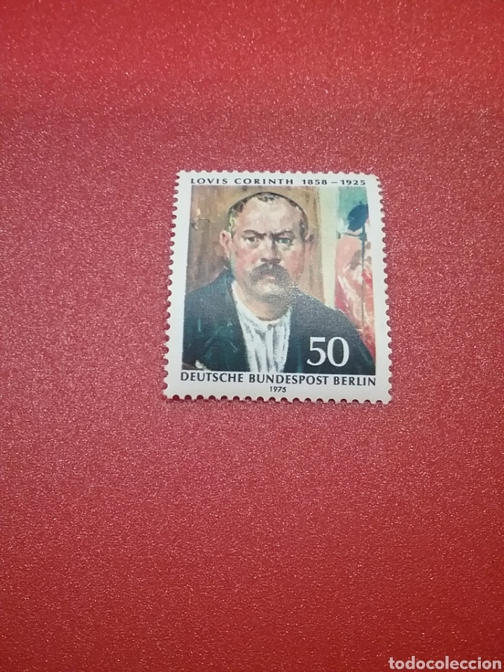 Stamps: Sello Alemania, Berlin nuevo/1975/Laniv/muerte/pintor/artista/grabador/escultor/famoso/retrato/