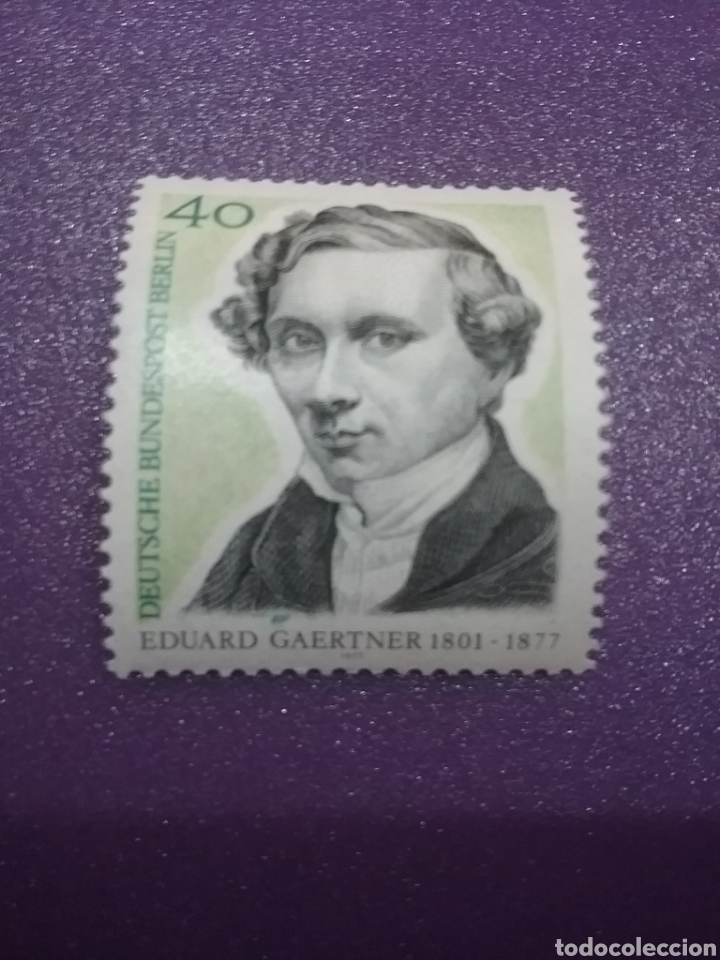 Stamps: Sello Alemania, Berlin nuevo/1977/Cent/muerte/arte/artista/pintor/famoso/C.Daniel/obra/retarto/