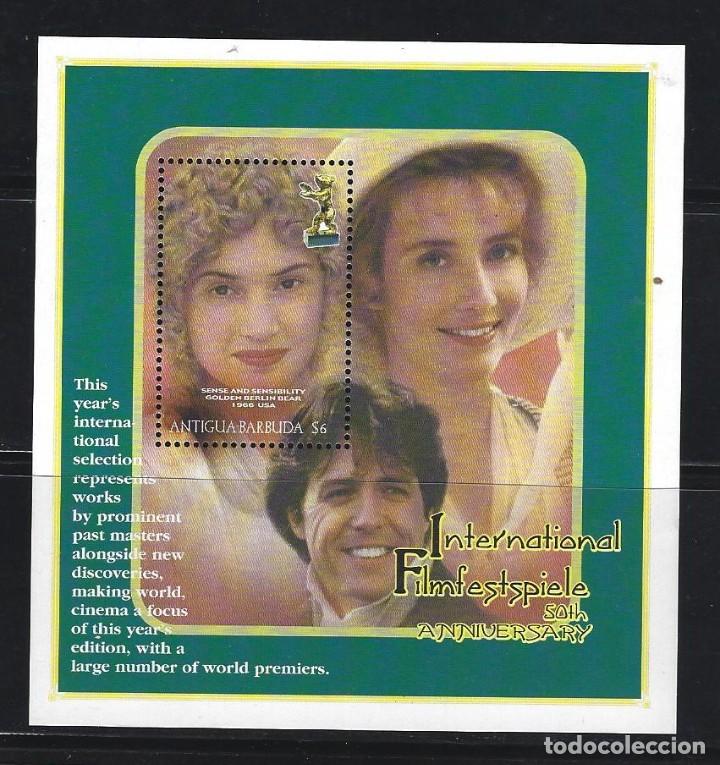 Sellos: TEMA CINE. ANTIGUA BARBUDA 2000 FESTIVAL ,SENSE AND SENSIBILITY GOLDEN BERLIN