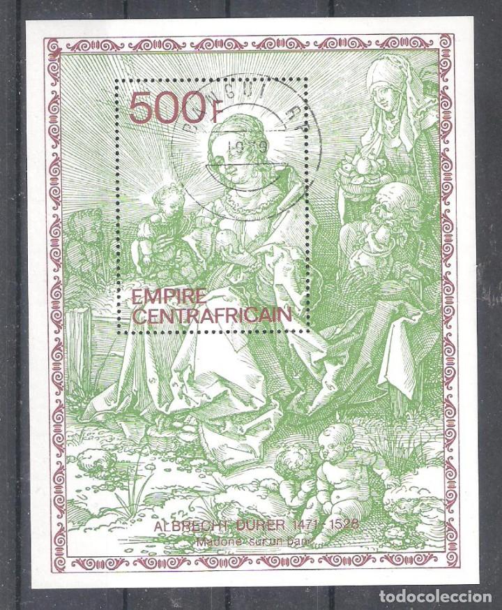 Sellos: IMPERIO CENTROAFRICANO H.B. n&ordm; 36&ordm; 450 aniversario del fallecimiento de Durero