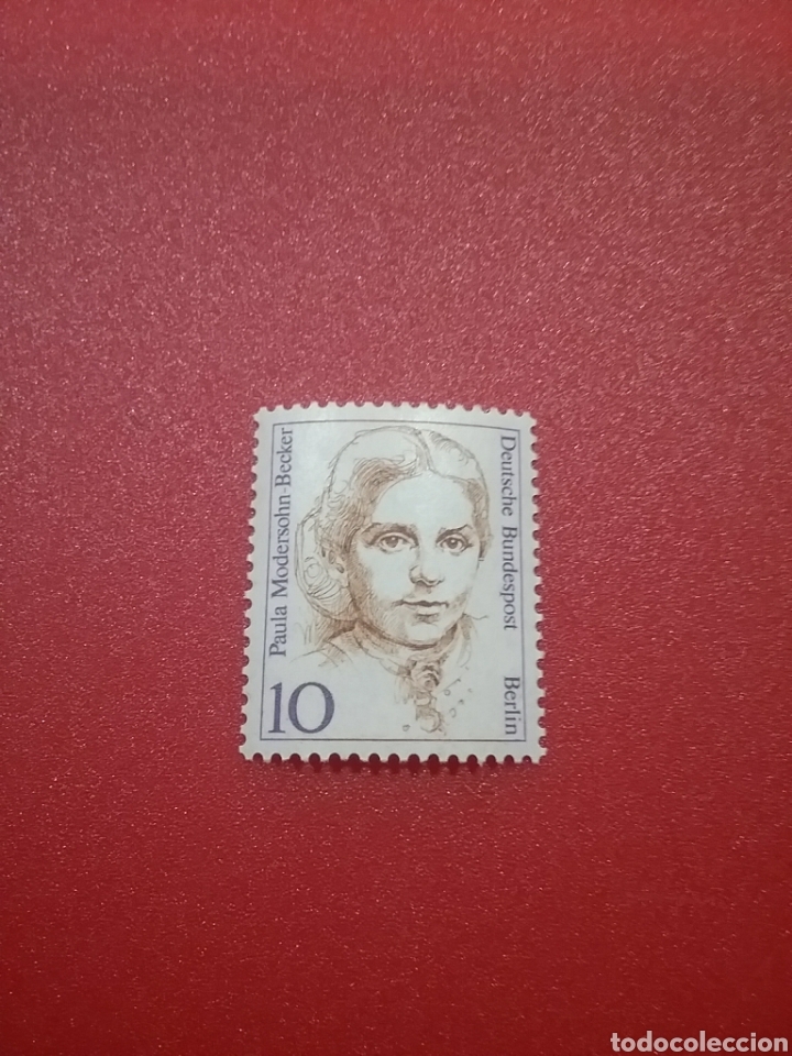 Sellos: Sello Alemania, Berlin nuevo/1988/mujer/famosa/Paula/M/Becker/pintora/arte/artista/retrato/