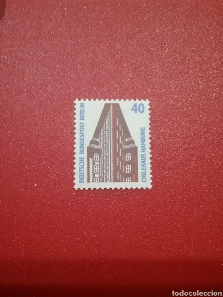 Sellos: Sello Alemania, Berlin nuevo/1988/monumento/casa/Chile/Hamburgo/arte/arquitectura/edificio/sede/cont
