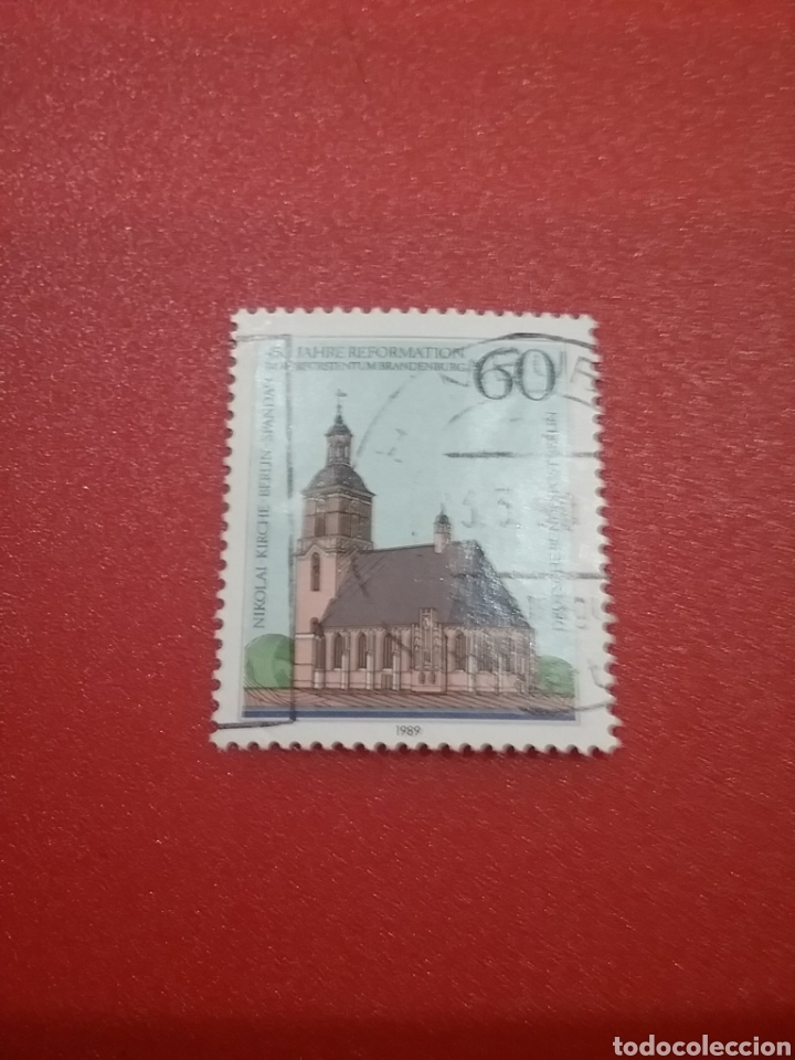 Sellos: Sello Alemania, Berlin mtdos/1989/450Aniv/reforma/religion/edificio/arquitectura/iglesia/catedral/Sa