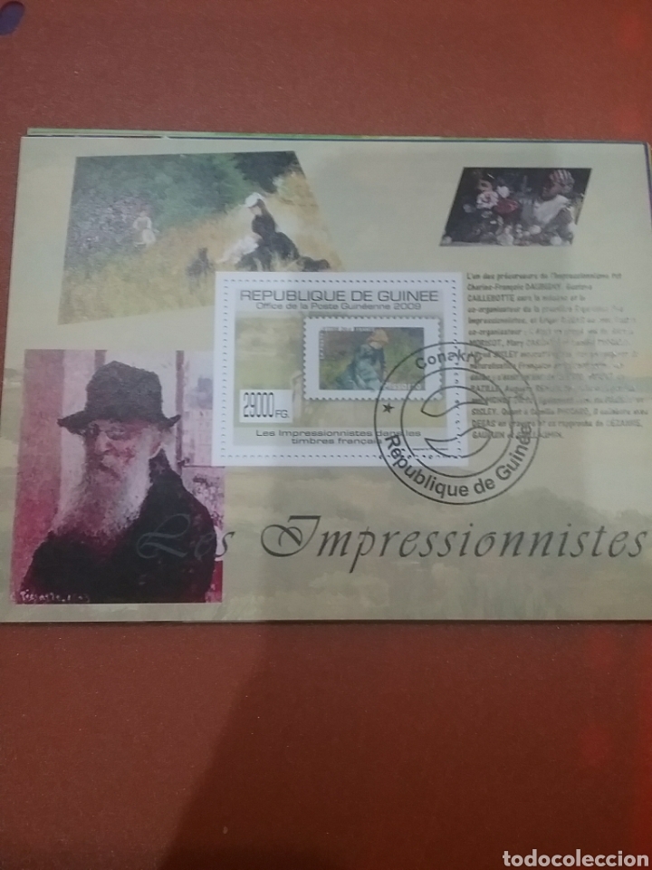 Sellos: HB R. Guinea mtdo/2009/impresionismo/sellos/francese/arte/pintura/cuadros/arte/artistas/flores/paisa