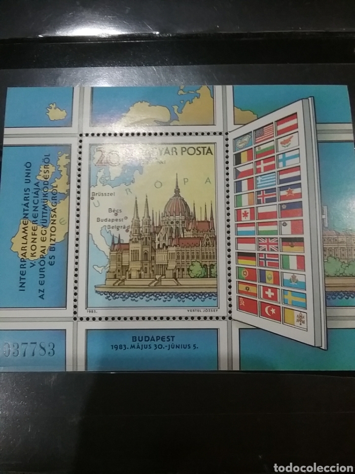Briefmarken: HB Hungr&iacute;a (Magyar P) nuevo/1983/5Conf/seguridad/banderas/arte/arquitectura/edificio/puerto/mapa/igl