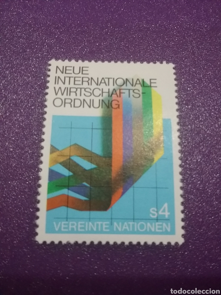 Selos: Sello Naciones Unidas (Viena) nuevos/1980/nueva/economia/internacional/banderas/emblema///