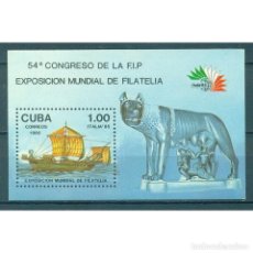 Sellos: ⚡ DISCOUNT CARIBBEAN 1985 THE ITALIA 85 INTERNATIONAL STAMP EXHIBITION, ROME MNH - SHIPS, ST. Lote 312548988
