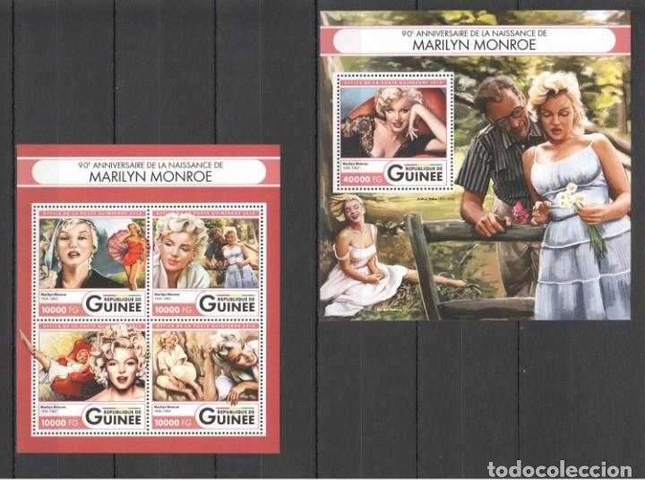 Sellos: Guinea 2016 - Marilyn Monroe miniature set mnh** - Foto 1