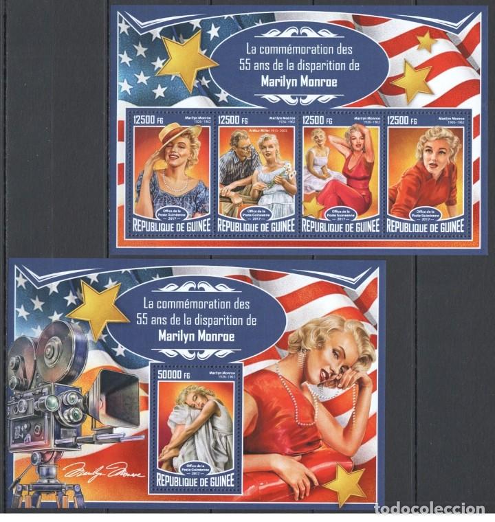 Sellos: Guinea 2017 - Marilyn Monroe miniature set mnh** - Foto 1
