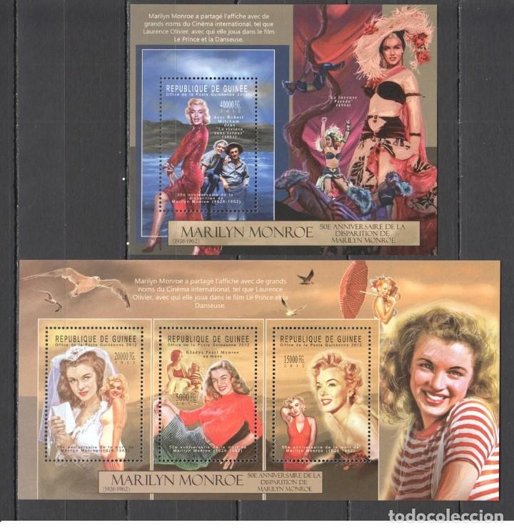 Sellos: Guinea 2012 - Marilyn Monroe miniature set mnh** - Foto 1