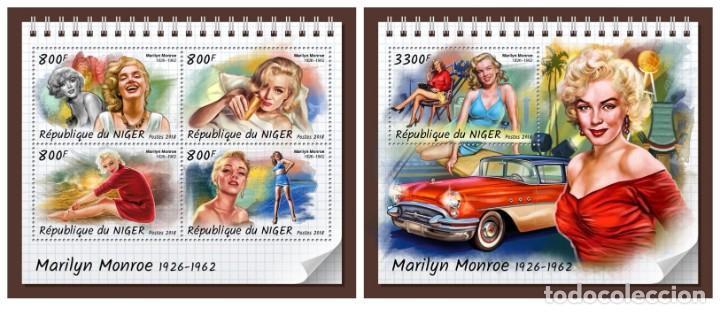 Sellos: Niger 2018 - Marilyn Monroe miniature set mnh** - Foto 1