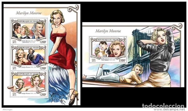 Sellos: Niger 2015 - Marilyn Monroe miniature set mnh** - Foto 1