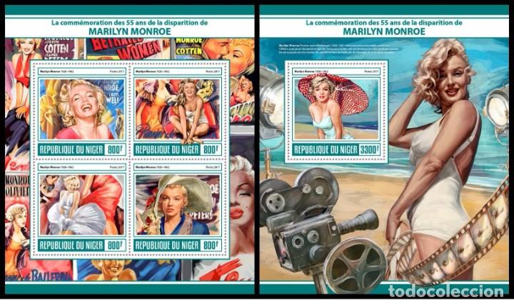 Sellos: Niger 2017 - Marilyn Monroe miniature set mnh** - Foto 1
