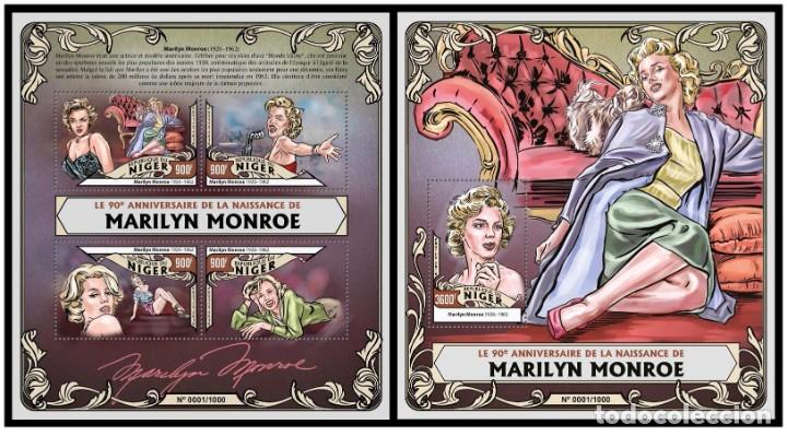 Sellos: Niger 2016 - Marilyn Monroe miniature set mnh** - Foto 1