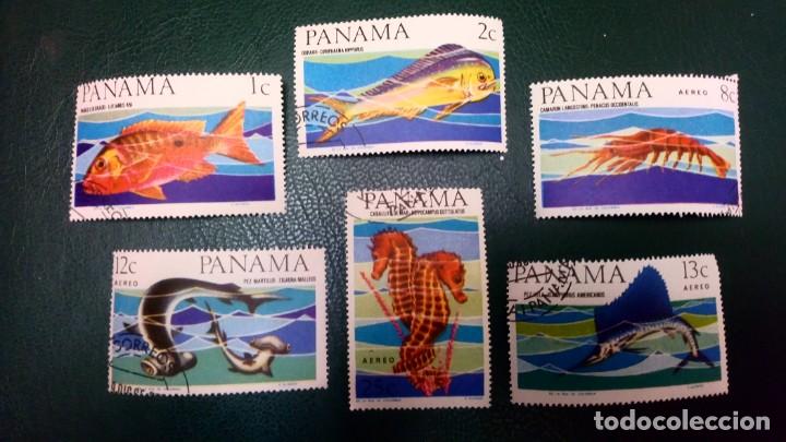 Sellos: PANAM&Aacute;, 1965, PECES, FAUNA - Foto 1
